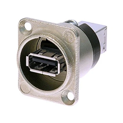 Image of Neutrik NAUSB W USB A to B Chassis Mounting Coupler