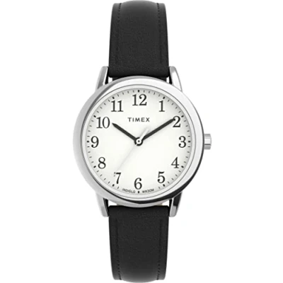 Image of Timex Women Analog Quartz Watch with Leather Strap TW2V691009J