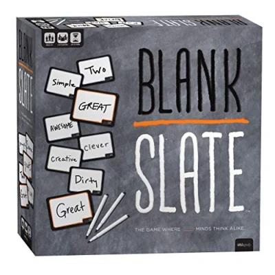Image of USAopoly Blank Slate Fun Party Game Ages 8+ 3 8 Players 30 Minutes Playing Time, Black 88