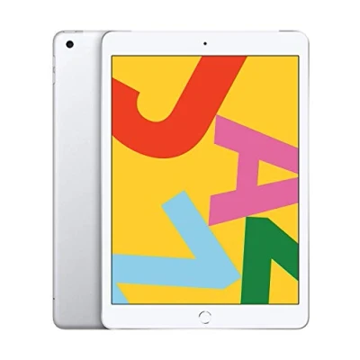 Image of 2019 Apple iPad (10.2 inch, Wi Fi + Cellular, 128GB) Silver (Renewed)
