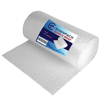 Image of Protective Bubble Cushioning Wrap for Packaging and Mailing Small Clear Air Bubbles 500mm (500mm x 10M)