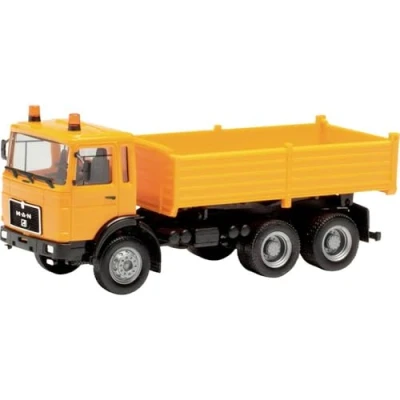 Image of herpa 314985 Man Construction Tipper Municipal Truck Miniature Small Model Collector&#039;s Item Detailed
