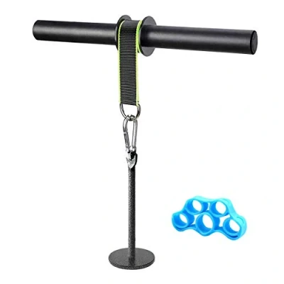 Image of Yamyshine Forearm Wrist Roller Blaster Exerciser, &amp; for Training, Workout, Fitness, Arm Strength Trainer Gym and Home (Green)