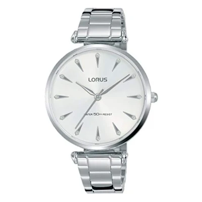 Image of Lorus Womens Analogue Quartz Watch with Stainless Steel Strap RG245PX9