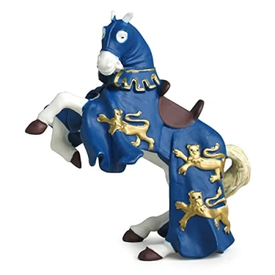 Image of Papo MEDIEVAL FANTASY Tiere, Cartoon, 39339 Blue King Richard horse Figurine, Multicolour