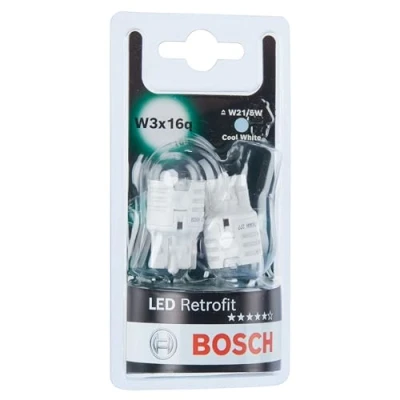 Image of Bosch W21/5W ( 580) LED Retrofit Car Light Bulbs 12 V 2,5 W W3x16q 2