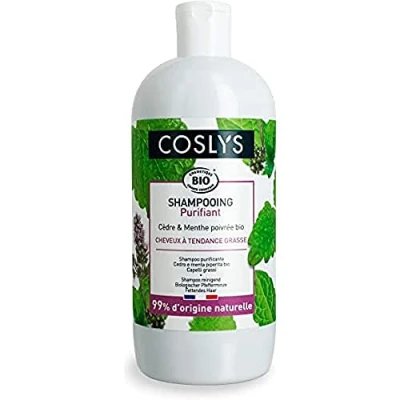 Image of Coslys Organic Peppermint Shampoo for Greasy Hair
