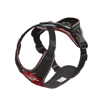 Image of IDC Longwalk Y Harness, Red Gray, Size: S