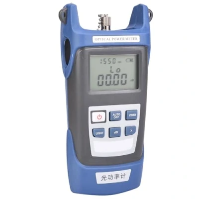 Image of Fiber Optic Cable Tester, Portable Optical Power Meter Tester Tools SC/FC/ST Connector 800 1700nm 70 +10db(Fiber Meter)