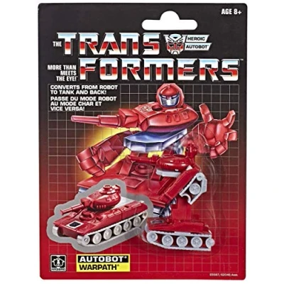 Image of Transformers G1 Autobot Warpath Reissue