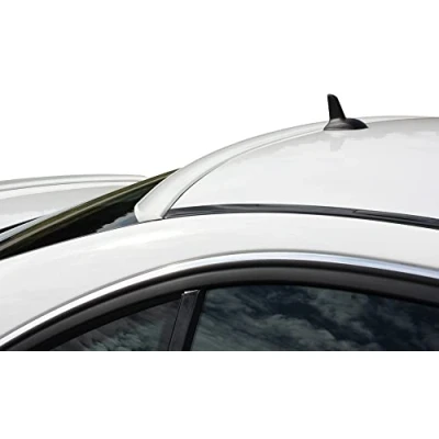 Image of RDX Redesign RDHL487 Roof Spoiler Lip C Class W204 Sedan (ABS), Blk