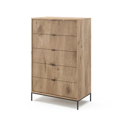 Image of Vicco Chest of drawers Eliza, Viking Oak, 76 x 120 cm with 5