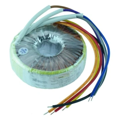 Image of VTX 146 050 206 Mains Toroidal Transformer 50VA Power, Windings 2 x 115V, 6V