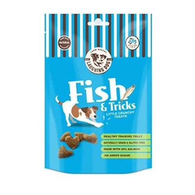 Image of Laughing Dog Fish &amp; Tricks Grain Free Treats Training Treats, Healthy Treat 125g