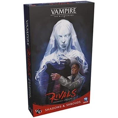 Image of Renegade Game Studios Vampire: The Masquerade Rivals: Shadows and Shrouds Expandable Card Expansion to Rivals Core Game. Ages 14+ 2 4 Players, 30 70 Mins, Multicolor