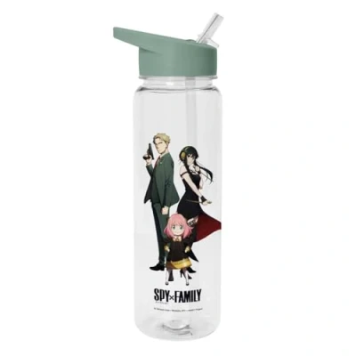 Image of Pyramid International Spy X Family Water Bottle, Clear Bottle 700 ml, Merchandise