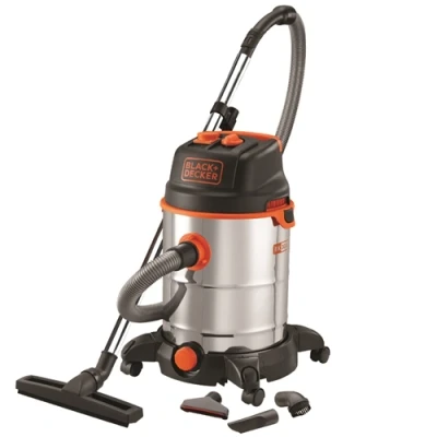 Image of Black &amp; Decker BXVC30XTDE vacuum 30 L Drum Dry&amp;wet 1600 W