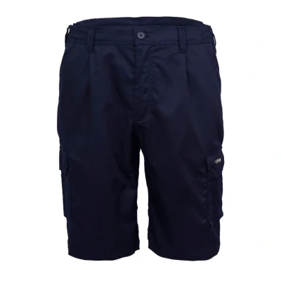 Image of Apache Men&#039;s Work Navy Shorts Banff Lightweight Cargo Short 38 Waist UK Elasticated Durable Triple Stitch Multi Pocket Features