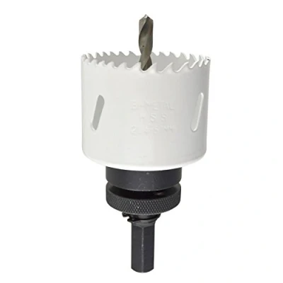 Image of 57mm HSS Hole Saw Holesaw Bi Metal Blade Cutter Drill And Adaptor Arbor