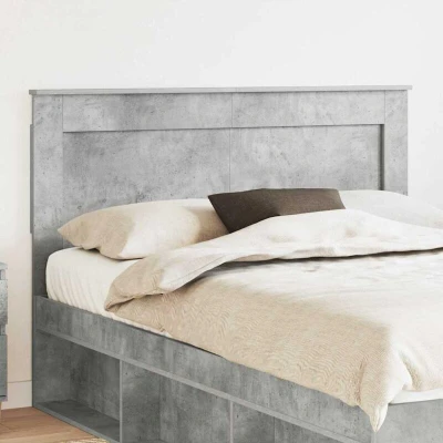 Image of vidaXL Headboard with Concrete Grey 160 cm Engineered Wood