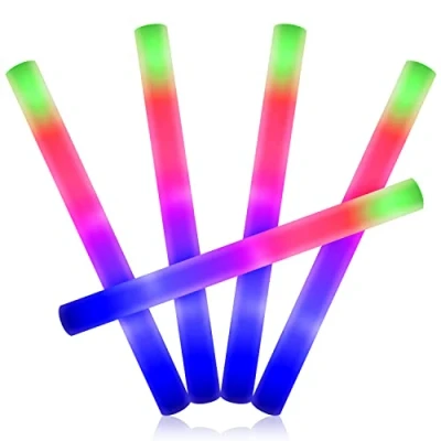 Image of LED Premium Foam Glow Stick Multi Colour (Pack Of 50)