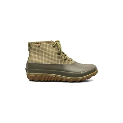 Image of BOGS Women&#039;s Classic Casual Check Ankle Boot, Olive, 8 UK