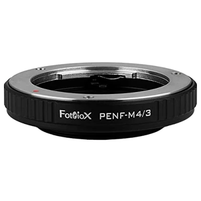 Image of Fotodiox Lens Mount Adapter, Olympus Pen F to MFT Micro 4/3 Four Thirds System Camera for E PL1, P2, Panasonic Lumix DMC G1, G2, GH2, GF1, GH1 G10