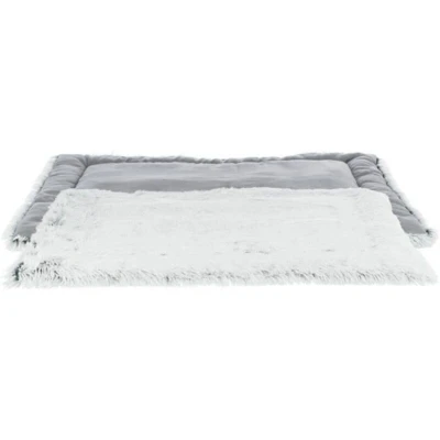 Image of Harvey Lying Mat, 75 x 55 cm, White Black and Grey