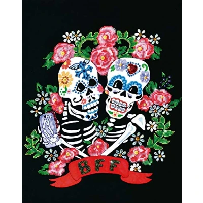 Image of DIAMOND DOTZ Painting, Beginner Kit, BFF, 40.6 x 50.8cm
