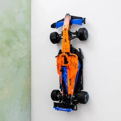 Image of Capricorn Goods Wall Mount Hook for LEGO 42141 Technic McLaren Formula 1 2022 Replica Race Car Model Building Kit F1 Motor Sport Set