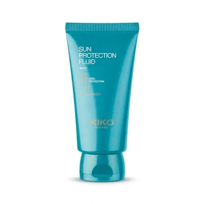 Image of KIKO Milano Sun Protection Fluid Body SPF 30, Moisturising Sunscreen With 30 And Hyaluronic Acid. Protects Against UVA UVB Rays