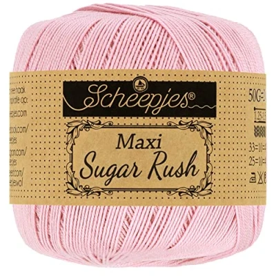 Image of Scheepjes Maxi Sugar Rush 246 ICY Pink Yarn 10x50g