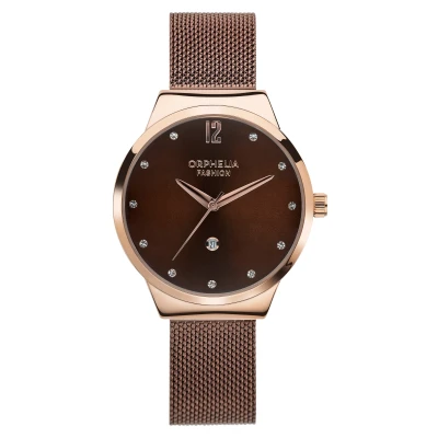 Image of Orphelia Fashion Womens Analogue Watch Optima with Stainless Steel Mesh Band