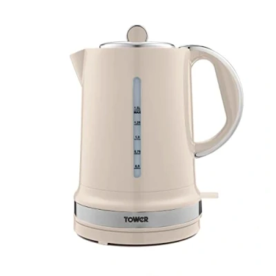 Image of Tower T10049CHA Belle Jug Kettle with Rapid Boil, 1.5L, 3000W, Chantilly Cream