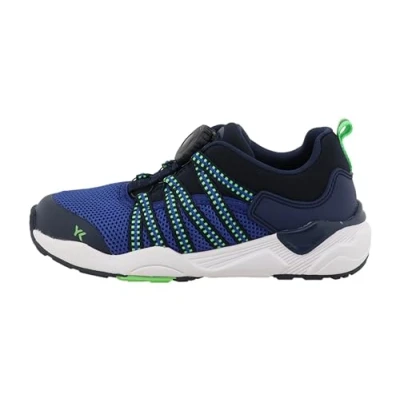 Image of Lurchi Leonit Trainers for kids, Size: 2.5, Dark blue/green Textile/synthetics