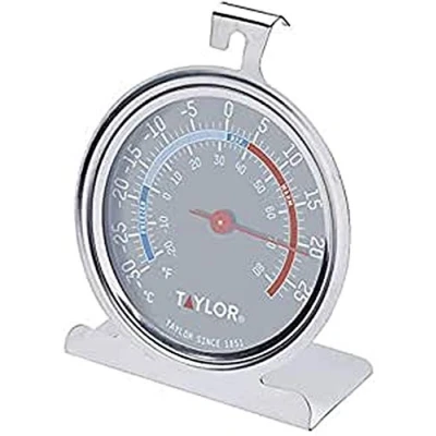 Image of Taylor Pro Stainless Steel Freezer &amp; Fridge Temperature Thermometer