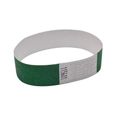 Image of Announce Wrist Band 19mm Green (Pack of 1000) AA01834