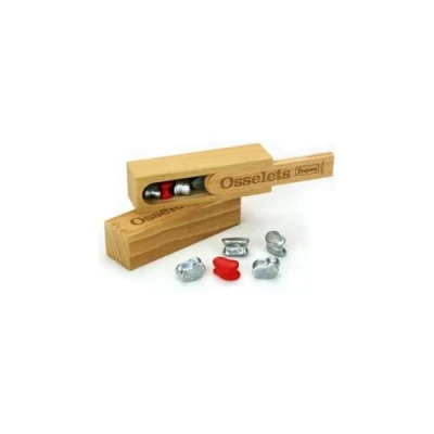 Image of Jeujura JeujuraJ8193 Jacks Game in Wooden Box, Multi Color