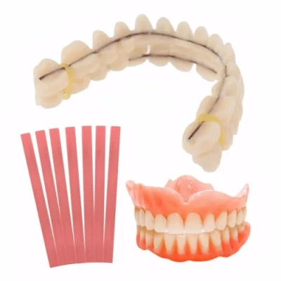 Image of Denture Repair Kit, Soft Dentures False Teeth, DIY Resin Kit for Missing Teeth