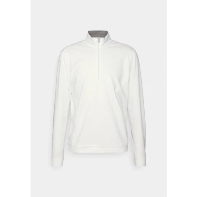 Image of adidas Golf MENS Authentic 1/4 ZIP Long sleeved top, Men&#039;s, Size: XL, White