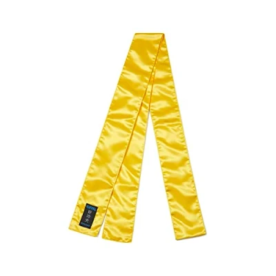 Image of Playwell Martial Arts Grading Satin Kung Fu Sash Yellow