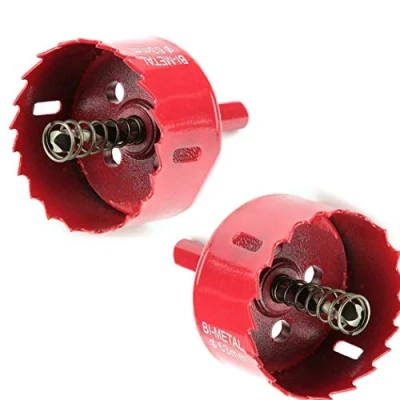 Image of Hole Saw Bi Metal M42 HSS Holesaw Cutter Drill Bits for Iron Aluminum Pipe Steel Wood Plastic 21mm 2pcs