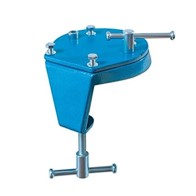 Image of Heuer 119104 Turntable + Table Clamp (Swivel 2 in 1 Flexible Attachment Weight 1.7 kg Thickness Vice), 10 60 mm/120 mm