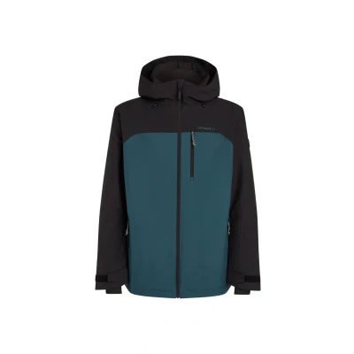Image of O&#039;Neill Hammer Snowboard jacket, Men&#039;s, Size: Small, Alma steel colour block