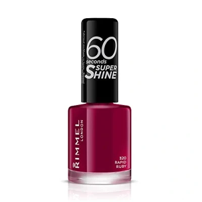 Image of Rimmel 60 Seconds Super Shine Nail Polish Rapid Ruby