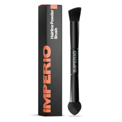 Image of IMPERIO 2 in 1 root powder brush for precise application and blending of on the hairline recreating individual hair strands