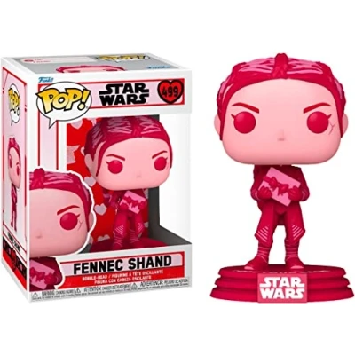Image of Funko Pop! Star Wars: Valentines Fennec the Mandalorian Collectable Vinyl Figure Gift Idea Official Merchandise Toys for Kids &amp; Adults TV Fans Model Collectors and Display