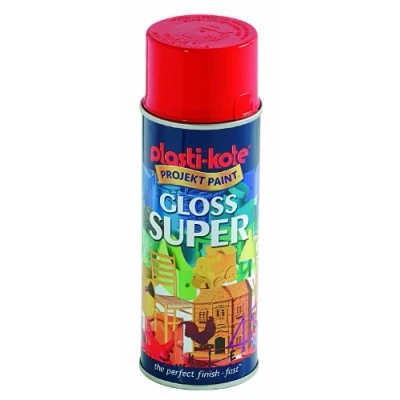Image of Plastikote 400ml Super Spray Paint, Gloss Orange
