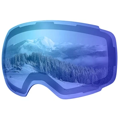Image of OutdoorMaster Ski Goggles PRO Replacement Lens (VLT 38% Blue with Free Carrying Pouch)