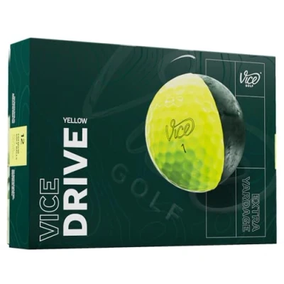Image of Vice Drive Golf Balls (2025 Model) (Yellow)